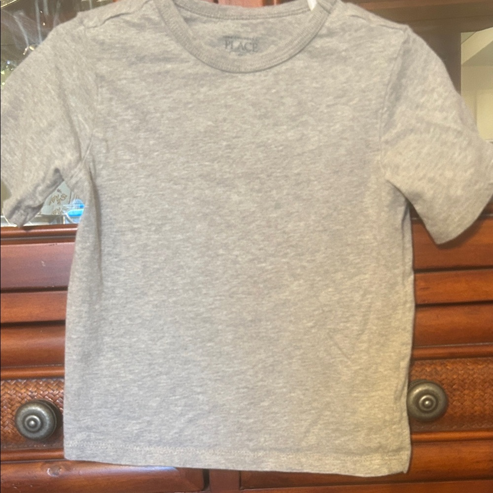 Place Kids Heather Gray Short Sleeve Tee